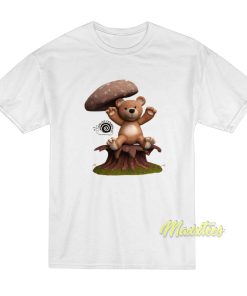 Bear Sitting On Mushroom T-Shirt