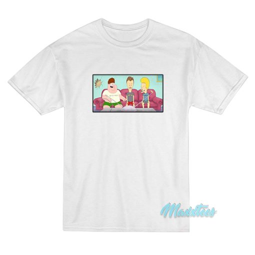 Beavis And Butthead Family Guy T-Shirt