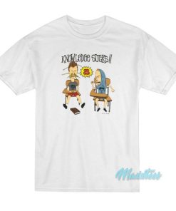 Beavis and Butt-Head Knowledge Sucks T-Shirt