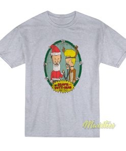 Beavis and Butthead Santa Christmas T-Shirt