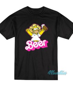 Beerbie Homer Simpson Beer Barbie T-Shirt