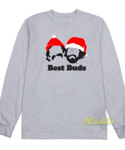 Best Buds Cheech and Chong Christmas Long Sleeve Shirt