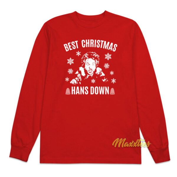 Best Christmas Hans Down Long Sleeve Shirt Best Christmas Hans Down Long Sleeve Shirt