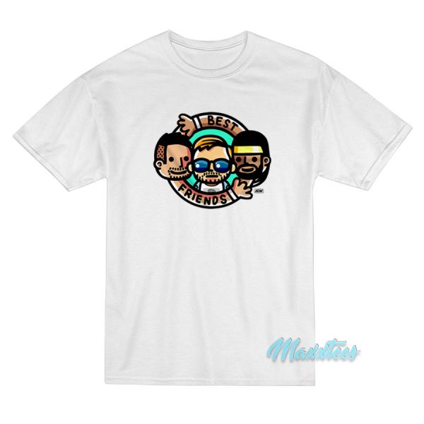 Best Friends and Orange Cassidy Trio Cartoon T-Shirt Best Friends and Orange Cassidy Trio Cartoon T-Shirt