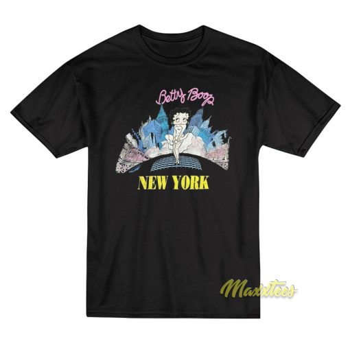 Betty Boop New York Travel T-Shirt