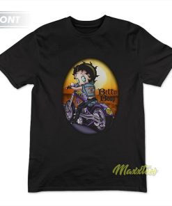 Betty Boop Wild Child Motorcycle T-Shirt