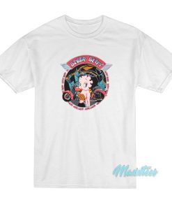 Biker Betty Boop Motorcycle T-Shirt