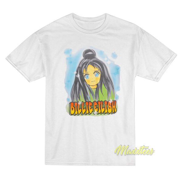 Billie Eilish Anime T-Shirt Billie Eilish Anime T-Shirt