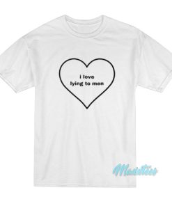 Billie Eilish I Love Lying To Men T-Shirt Billie Eilish I Love Lying To Men T-Shirt