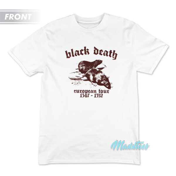 Black Death European Tour Long Live Death T-Shirt Black Death European Tour Long Live Death T-Shirt