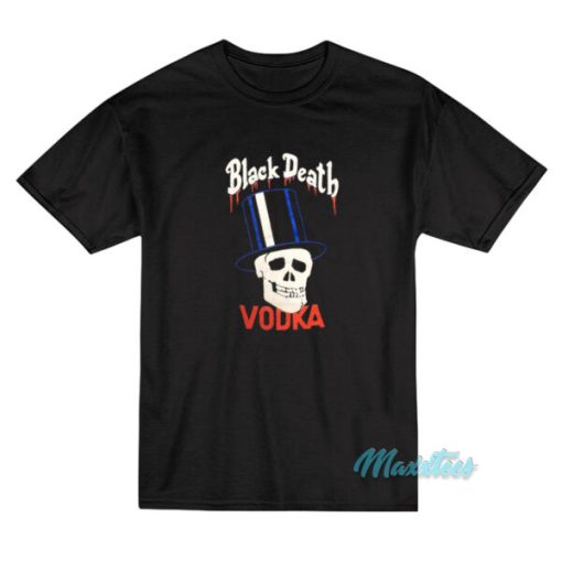 Black Death Vodka Slash Gun N Roses T-Shirt