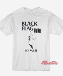 Black Flag My Rules T-Shirt