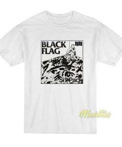 Black Flag Six Pack T-Shirt Black Flag Six Pack T-Shirt