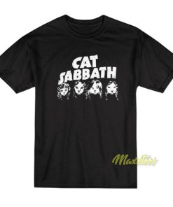 Black Sabbath Cat T-Shirt