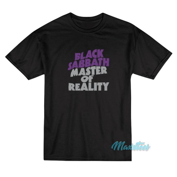 Black Sabbath Master Of Reality T-Shirt Black Sabbath Master Of Reality T-Shirt