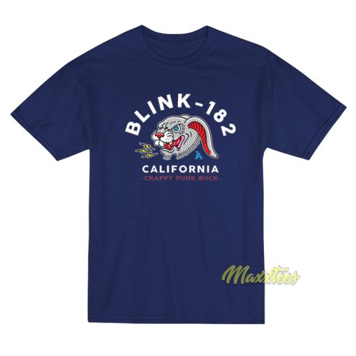 Blink 182 California Crappy Punk Rock T-Shirt