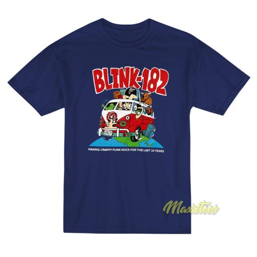 Blink-182 Crappy Punk Rock 30 Anniversary T-Shirt