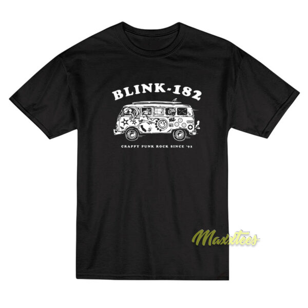 Blink 182 Crappy Punk Rock 92 T-Shirt Blink 182 Crappy Punk Rock 92 T-Shirt