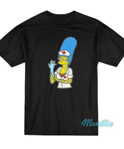 Blink 182 Mark Hoppus Marge Simpsons Nurse T-Shirt