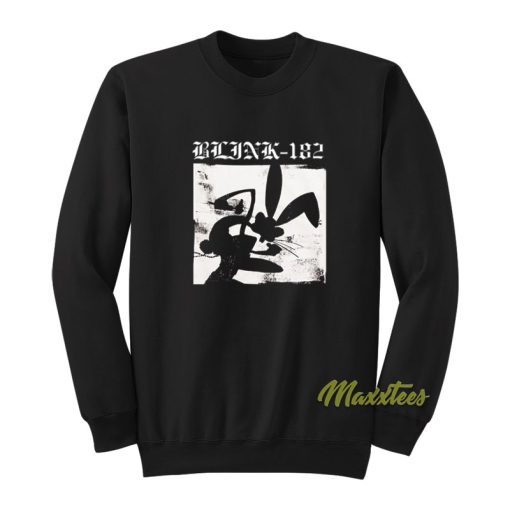 Blink 182 Rabbit Black and White Sweatshirt