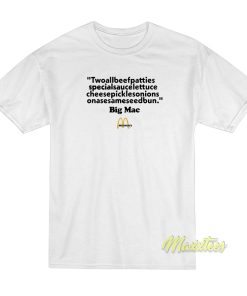 Blue Collar Harvey Keitel Big Mac T-Shirt Blue Collar Harvey Keitel Big Mac T-Shirt