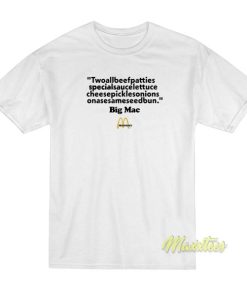 Blue Collar Harvey Keitel Big Mac T-Shirt