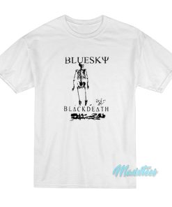 Blue Sky Black Death Skeleton T-Shirt Blue Sky Black Death Skeleton T-Shirt
