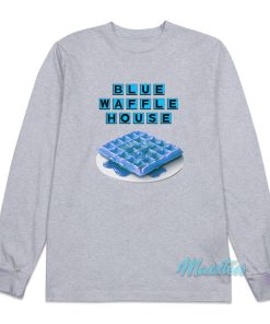 Blue Waffle House Long Sleeve Shirt Blue Waffle House Long Sleeve Shirt