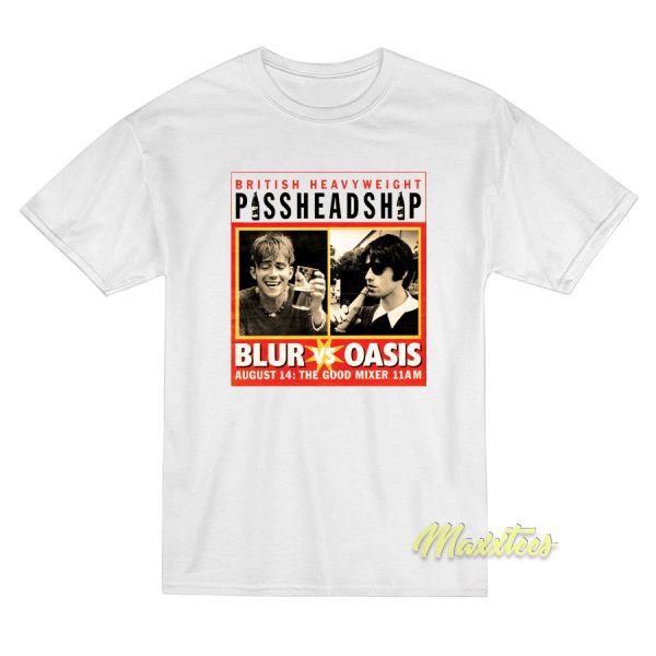 Blur vs Oasis T-Shirt Blur vs Oasis T-Shirt
