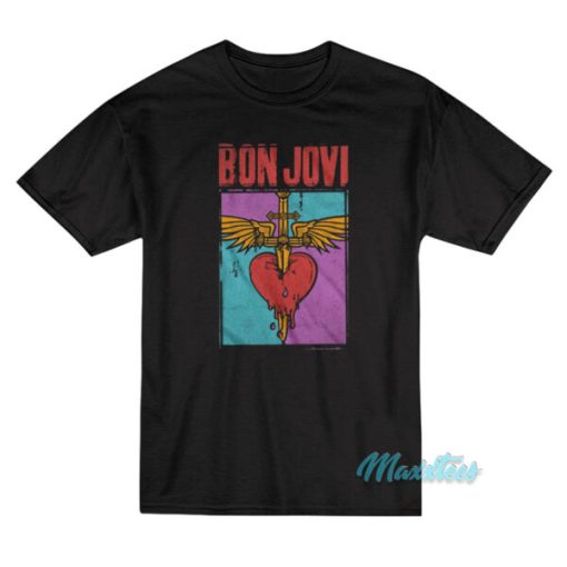 Bon Jovi Heart And Dagger T-Shirt