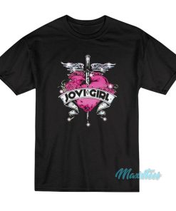 Bon Jovi Heart Jovi Girl T-Shirt