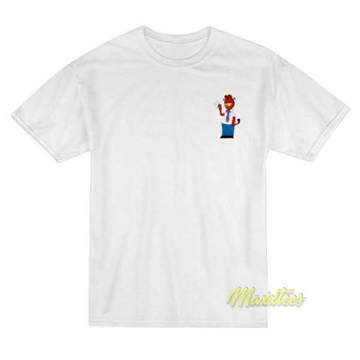 Bootleg Men’s White Garfield Funny T-Shirt
