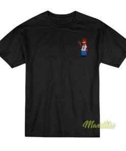 Bootleg Mens White Garfield Funny T Shirt 3