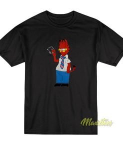 Bootleg Men’s White Garfield Parody T-Shirt