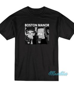 Boston Manor Simpsons Bart And Milhouse T-Shirt