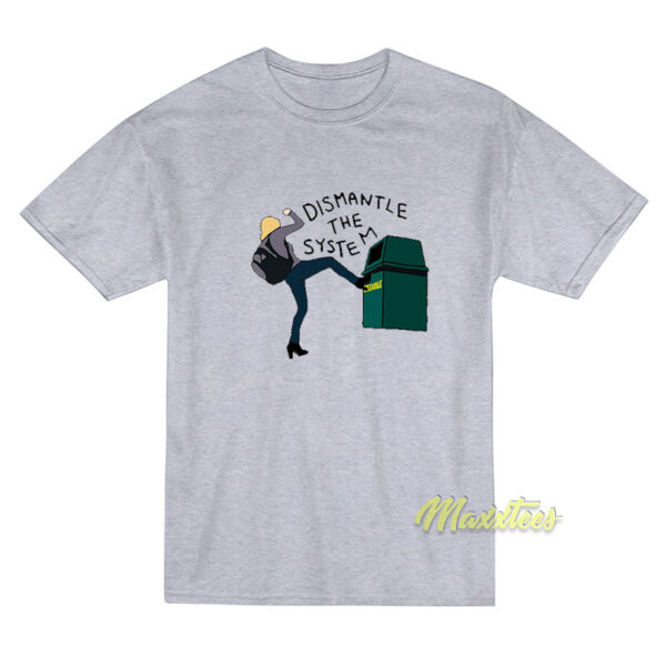 Britta Kicking A Greendale Trash T-Shirt Britta Kicking A Greendale Trash T-Shirt