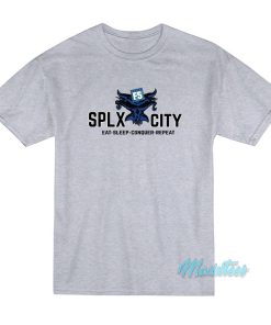 Brock Lesnar SPLX CITY Eat Sleep Conquer Repeat T-Shirt Brock Lesnar SPLX CITY Eat Sleep Conquer Repeat T-Shirt