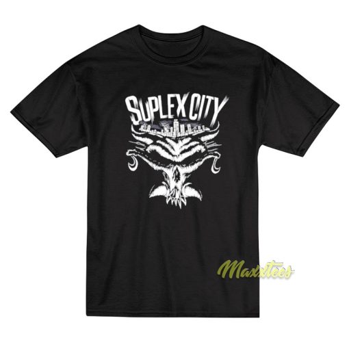 Brock Lesnar Suplex City Skyline T-Shirt