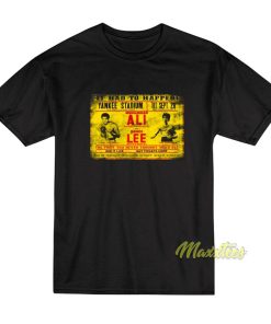 Bruce Lee vs Muhammad Ali Poster T-Shirt Bruce Lee vs Muhammad Ali Poster T-Shirt