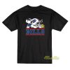 Buffalo Bills Joe Cool and Snoopy Football T-Shirt
