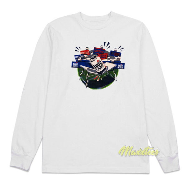 Buffalo Bills Labatt Blue Light Beer Mafia Long Sleeve Shirt Buffalo Bills Labatt Blue Light Beer Mafia Long Sleeve Shirt