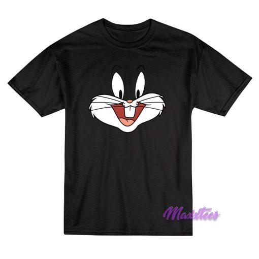 Bugs Bunny Face Looney Tunes T- Shirt