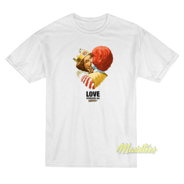 Burger King and Ronald McDonald T-Shirt Burger King and Ronald McDonald T-Shirt