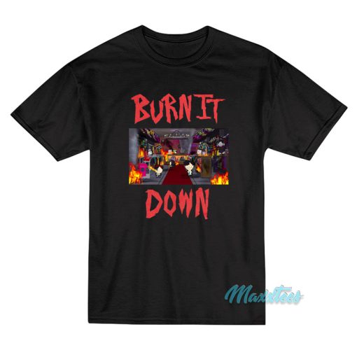 Burn It Down South Park Goth Kids T-Shirt