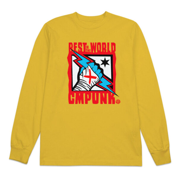CM Punk Best In The World Catch Mania Long Sleeve Shirt CM Punk Best In The World Catch Mania Long Sleeve Shirt