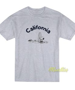 California Peanuts Surfing T-Shirt