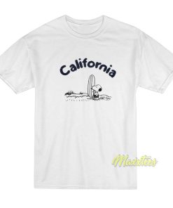 California Peanuts Surfing T-Shirt