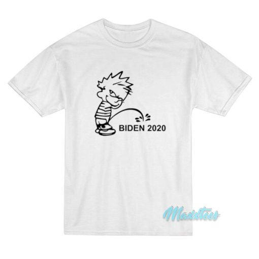 Calvin Peeing Biden 2020 T-Shirt