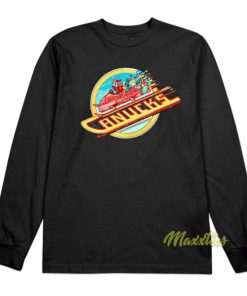 Canucks Free The Skate Christmas Holiday Long Sleeve Shirt