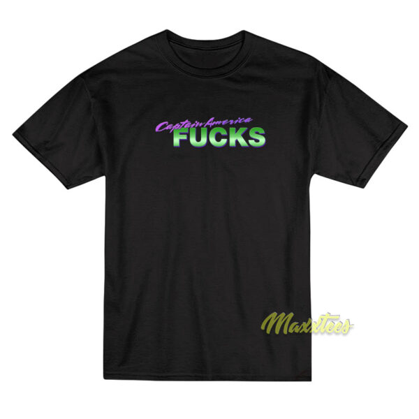 Captain America Fucks T-Shirt Captain America Fucks T-Shirt